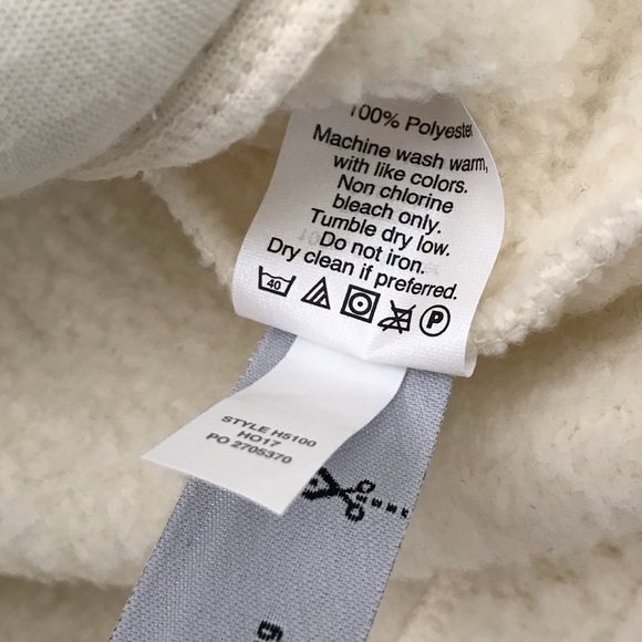 J Crew Ivory Crop Half Zip Polartec Fleece Pullover Sweater NWT Small - Picture 10 of 10